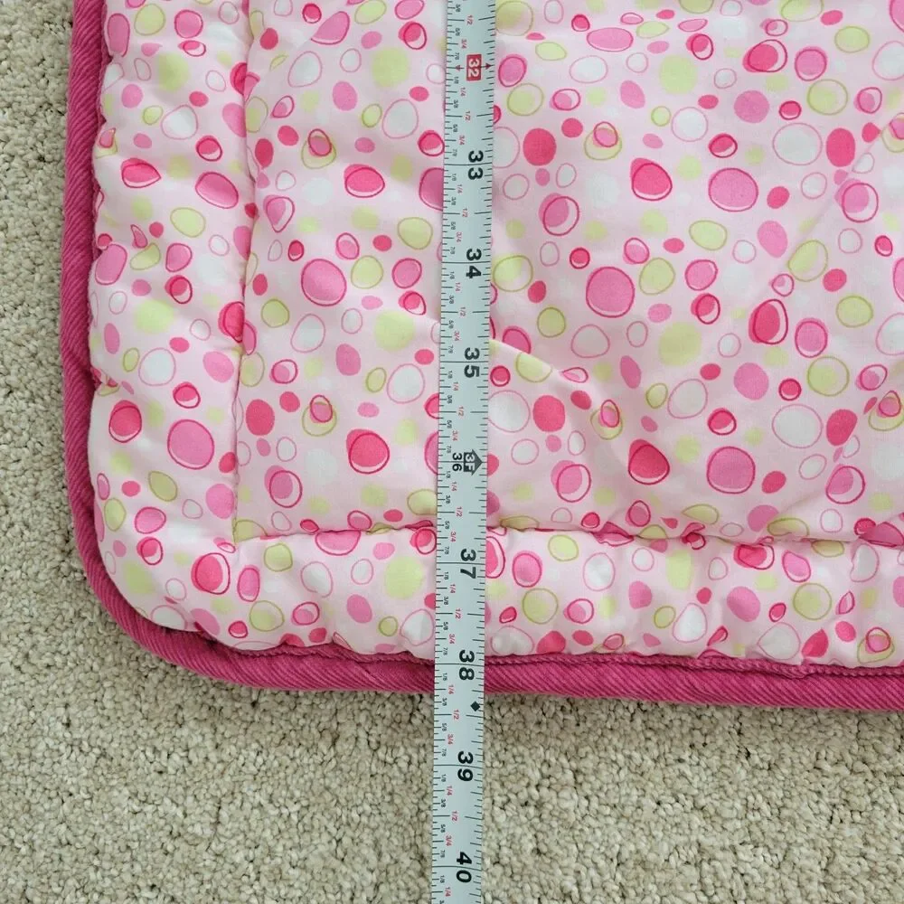 Y2K Lambs & Ivy Comforter Quilt Blanket Flower Butterfly Baby Patchwork Girls
